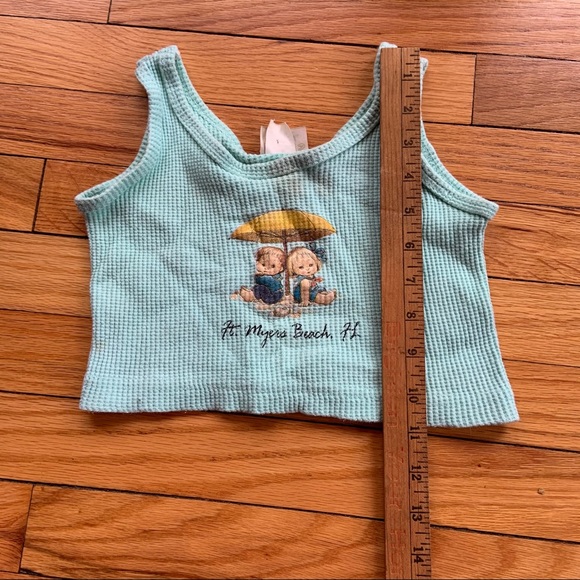 Vintage Toddler Beach Crop Top Fort Meyers FL - Picture 7 of 7